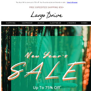 Can't Miss Event: The New Year's Sale