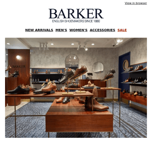 Choose from a range of classic and contemporary styles from Barker