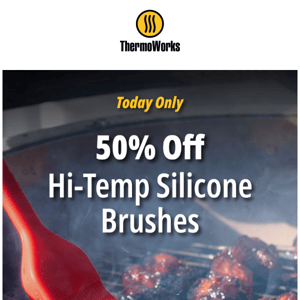 Hi-Temp Silicone Brushes - ThermoWorks