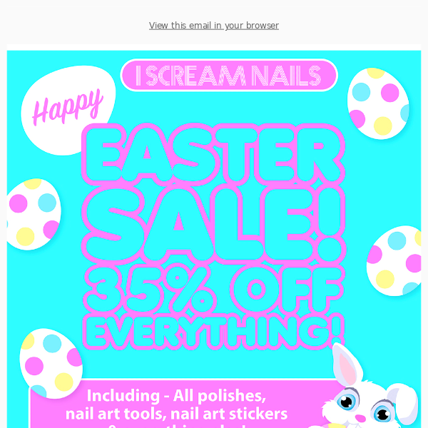 🐣EASTER SALE STARTS NOW! 35% off everything🐰