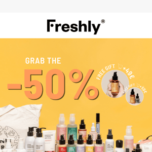 Last 48h 50% OFF ⏰ The countdown has started!