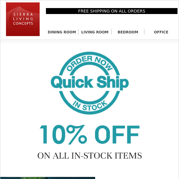 In-Stock!!! Shop Our QUICK-SHIP Collection »
