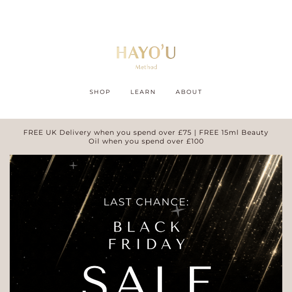 Last Chance: Black Friday