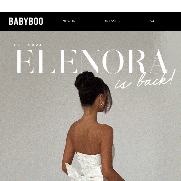 The viral Elenora dress is back!