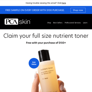 Grab Your Free Full-Size Nutrient Toner ($46 Value)