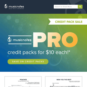 Credit Packs Are Just $10 For Two Days Only!