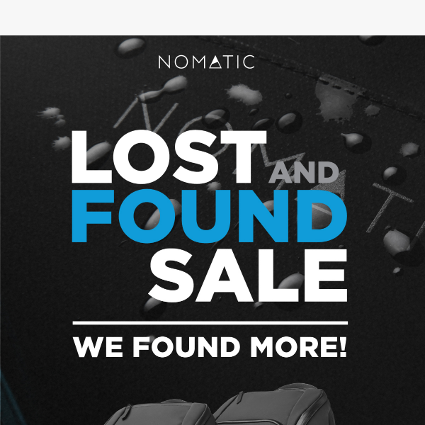 We Found More! Lost & Found Sale