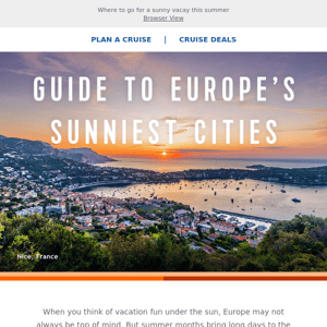 These are the best cities to catch some rays in Europe