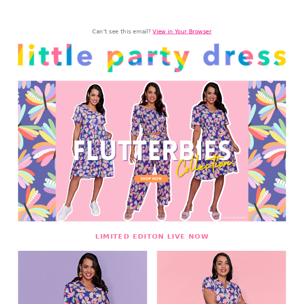 🦋 LIVE // Limited Edition - Flutterbies