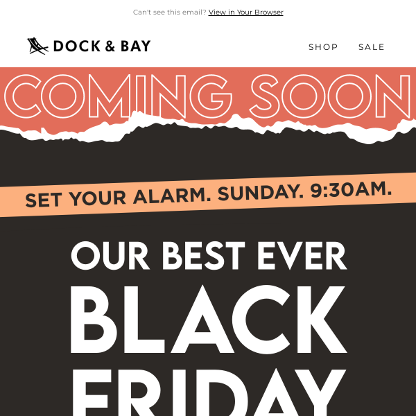 Black Friday is coming…