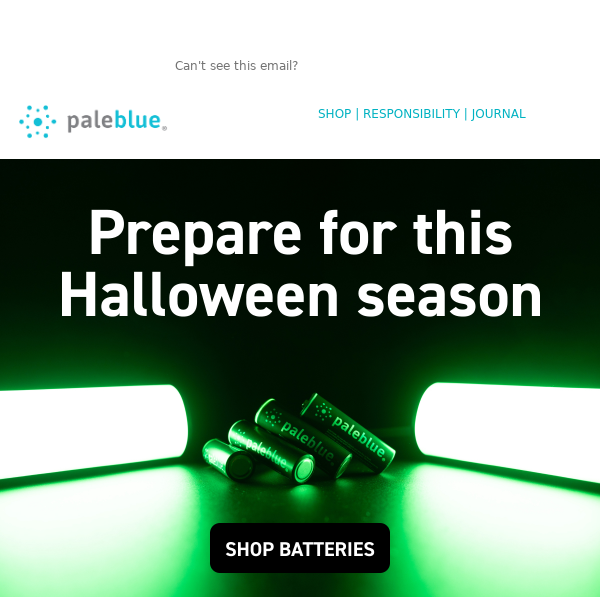 Light Up Your Halloween with Paleblue Batteries 🎃