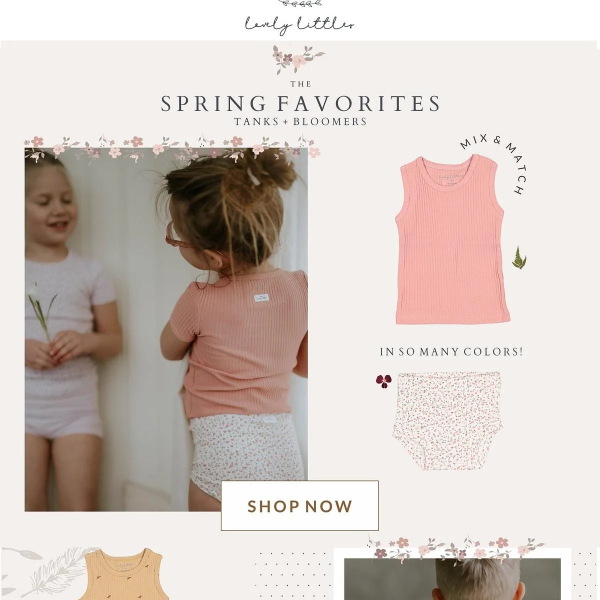 SPRING FAVES ❤️ Tank + Bloomer