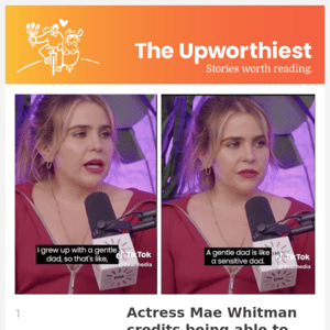 Actress Mae Whitman credits being able to navigate childhood stardom to her 'gentle dad'