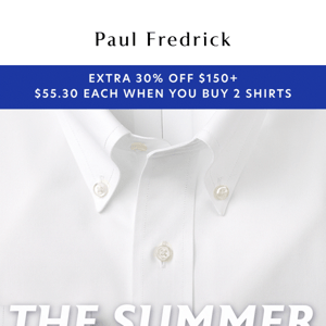 Get 2 essential shirts for $55.30 each.