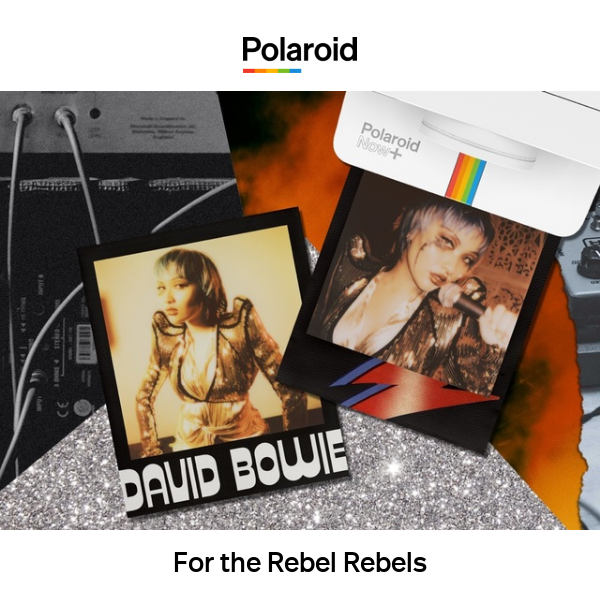 ⚡️Bowie x Polaroid⚡New limited edition film has dropped!