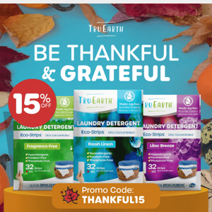 Join Tru Earth's Mission & Save 15% with THANKFUL15 Code 🌍