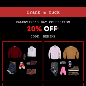 20% Off Valentine’s Day Outfits 💘