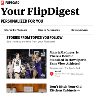 What''s new on Flipboard: Stories from Sports, Lifestyle, Wellness and more