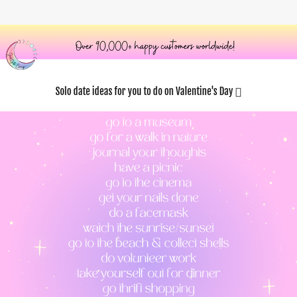 Solo date ideas for Valentine's Day 🥰