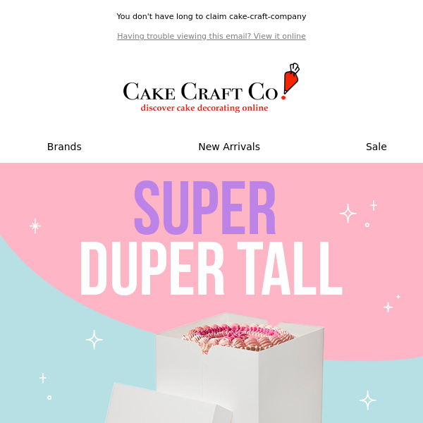 15% OFF - Super Tall Cake Boxes - 24 Hours Only! Hurry! 🔥