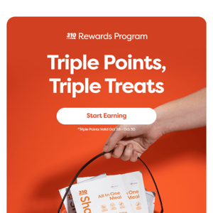 Get Triple Reward Points This Weekend Only 🎃