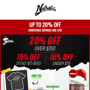 Up to 20% Off | Give the Gift of Gains🎄