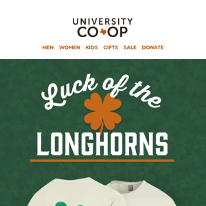 Luck of the Longhorns! ☘️