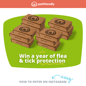 Win a year supply of flea & tick protection 📦 📦 📦