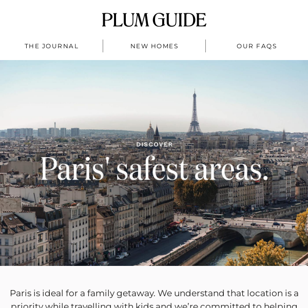 Paris' safest neighbourhoods.