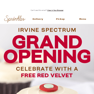 🎉 Celebrate Sprinkles Irvine Spectrum Grand Opening