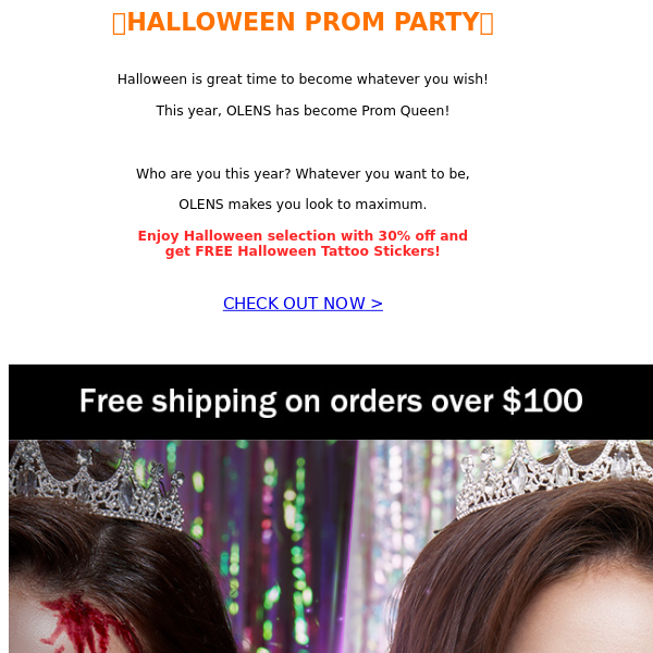 [30% Off+Free Gifts] Halloween Prom Party 🎃🎃