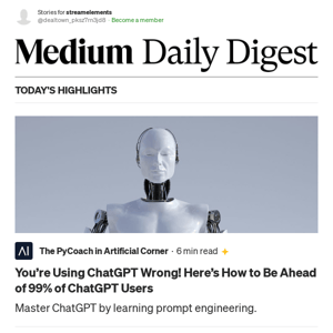 You’re Using ChatGPT Wrong! Here’s How to Be Ahead of 99% of ChatGPT Users | The PyCoach in Artificial Corner