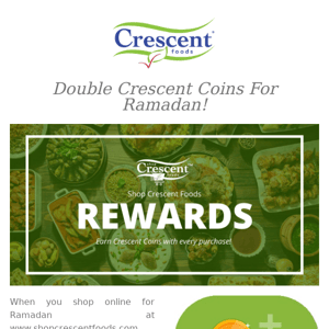 Crescent Coins Doubled For Ramadan!