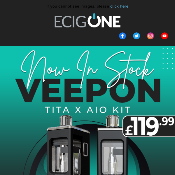 HOT NEW STOCK DROPPED - TITA X AIO    - Ecig One