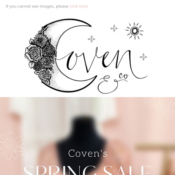 SPRING SALE - now LIVE!