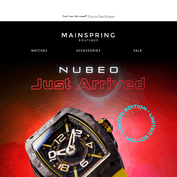🪐 Over 80% off this Brand new Nubeo Automatic for a limited only