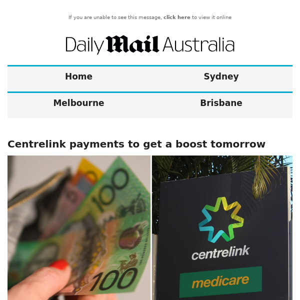 Centrelink payments to get a boost tomorrow