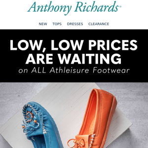 Low, Low Prices on ALL Athleisure Footwear!