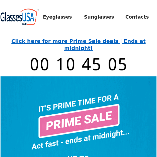 ⚡️ PRIME SALE deals are still going - Glasses USA