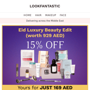 Eid Luxury Edit 🌙 Worth 929AED, Yours For 169AED