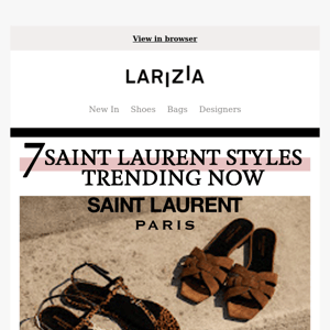 7 Saint Laurent styles trending now