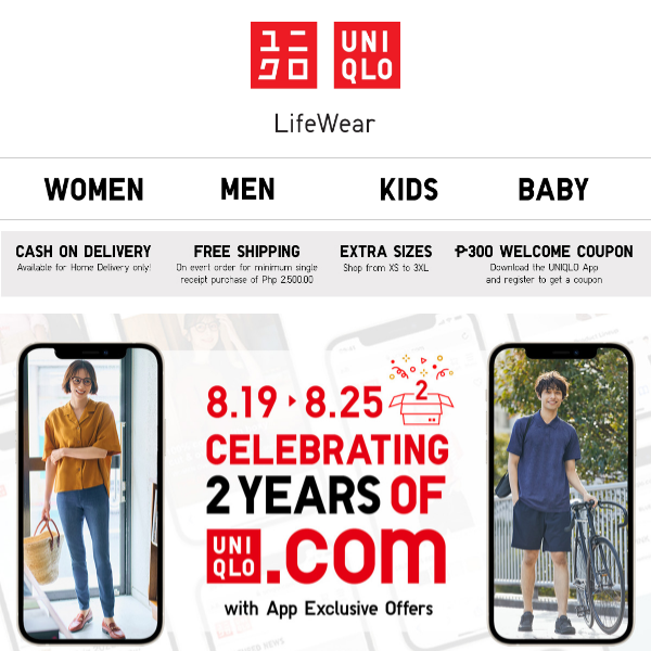 Hey, last day tomorrow! Shop special offers and more for UNIQLO App Members  - Uniqlo USA