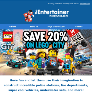 Did Someone Say 20% Off LEGO City Sets?!