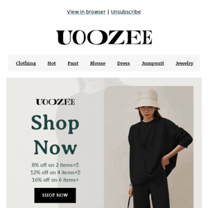 UOOZEE: We picked these out just for you