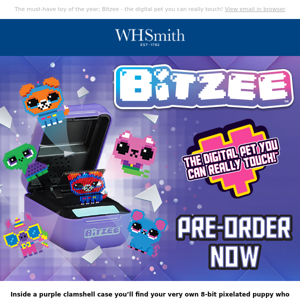 New Bitzee Digital Pet Pre-order! 🐶😀 - WHSmith