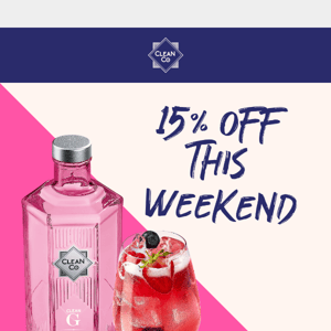 15% off bottles + Celebrity sobriety stories 🍸