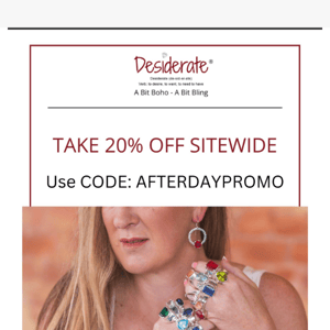 ⭐⭐Take 20% OFF SITEWIDE!