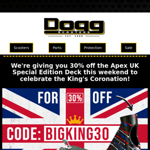 Scoot Like A King: A Royal Discount Inside 👑