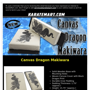 New Canvas Dragon Makiwaras!