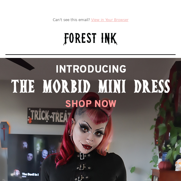 Gothic & Grunge Womens Apparel – Forest Ink